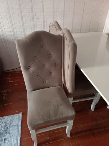 Otaq bitkiləri: Qonaq otağı üçün, Açılmayan, Dördbucaq masa, 6 stul — 1