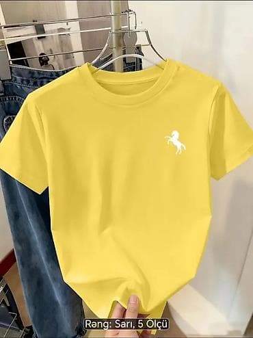 Kişi geyimləri: Unisex qısaqoll T‑şört - Material: yumşaq, nəfəsalan toxuma — 8