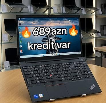 ssd satilir: Model: Lenovo Thinkpad E15 CPU: intel Core i5-1235G7 Ekran: 15.6" Full — 1