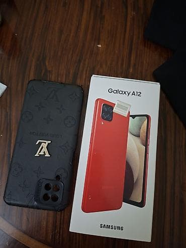 samsung a12 kabrolar: Samsung Galaxy A12, 32 GB, rəng - Qırmızı, İki sim kartlı — 3