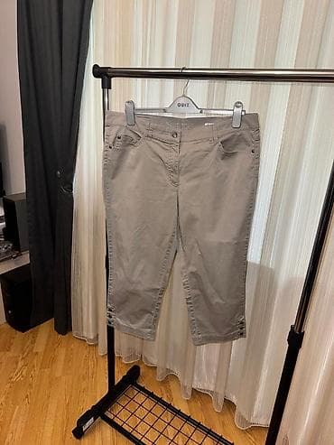 Qadın kapri şalvarı.Gerry Weber firmasi.Razmer 46-48 - Rəng: açıq boz