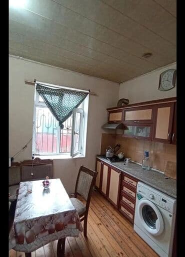 Həyət evi alıram: Satılır: həyət evi - Plan: 1 mərtəbə, 2 otaq (yataq/zal), ayrıca — 3