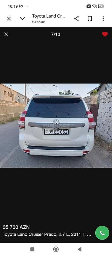 multi sukan: Toyota Land Cruiser Prado: 2.7 l | 2011 il Ofrouder/SUV — 7