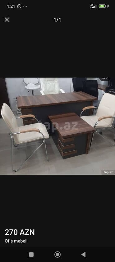 Ofis dəst mebeli: Ofis mebeli dəsti. kreslolar qiymete daxil deyil - Rəng və — 1