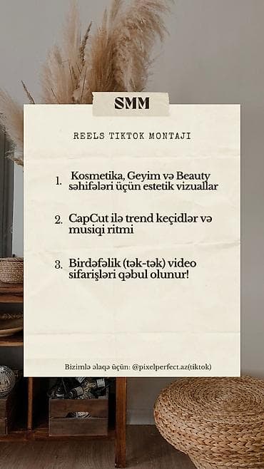 İş: SMM menecer, 1-2 illik təcrübə, Onlayn iş — 1