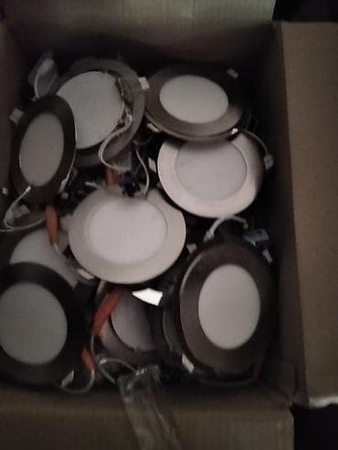 spotlar bakida: Dairəvi LED tavan spotları – daxili tavana quraşdırılan model - — 4