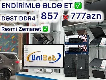 hp kompyuter: Masaüstü Komputer Şəhər: Bakı Çatdırılma?: Bəli UniSet Electronic🏪 — 1