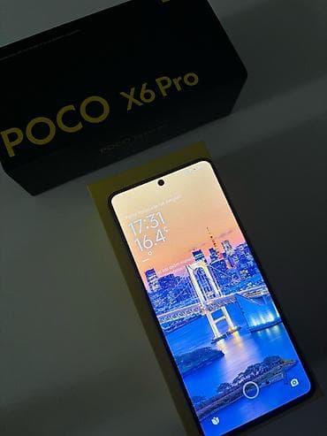 telefon case: Poco X6 Pro 5G, 512 GB, rəng - Qara, Face ID — 3