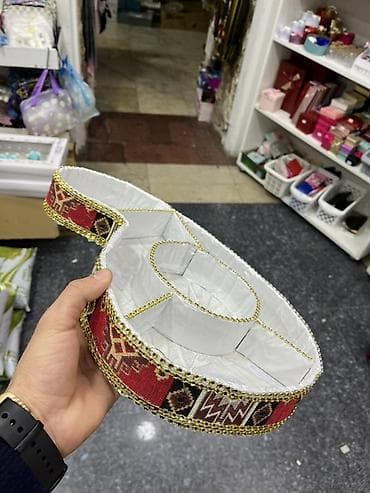 kobalt qab: Süfrə üçün bölməli servis qaba - Forması: dairəvi, bir tərəfində — 4