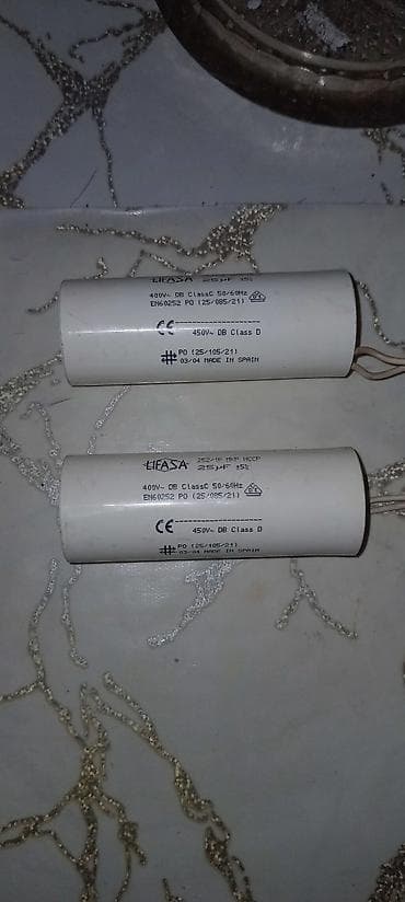 moon af 50 pro: LIFASA 25 µF ±5% start/işlətmə kondensatorları - Model: LIFASA 252/1P — 2