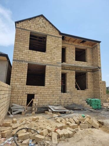 bina az masazir heyet evleri: Masazır 4 otaqlı, 120 kv. m, Kredit var, Təmirsiz — 3