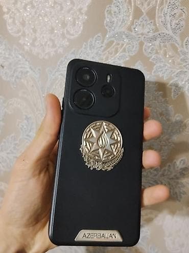 nokia telefonlar: Redmi Note 14, 256 GB, rəng - Qara, Face ID — 6