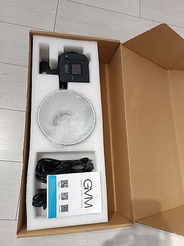 video reqstrator: GVM Video/Photo light 🚨 ( Battery ve Adapter ile işleyen proffesional — 1