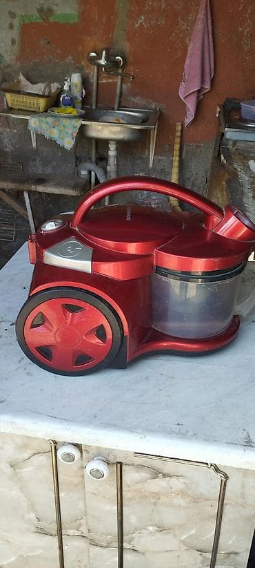 Euromerss tozsoran - Rəng: qırmızı, iri təkərli, daşımağa rahat üst