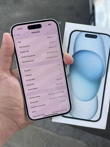 iphone r: IPhone 15, 128 GB, Ağ — 3