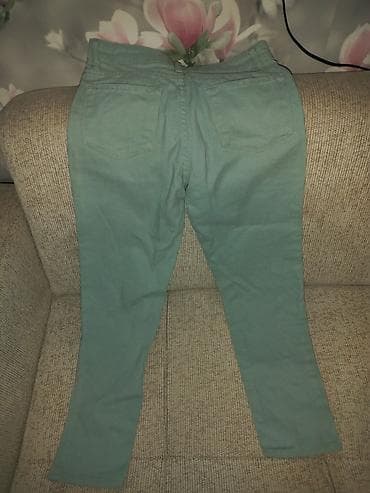 Брюки, Zara, цвет - Зеленый — 4