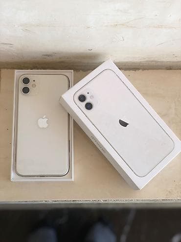 ayfon 11 ucuz: IPhone 11, 128 GB, Ağ, Face ID — 1
