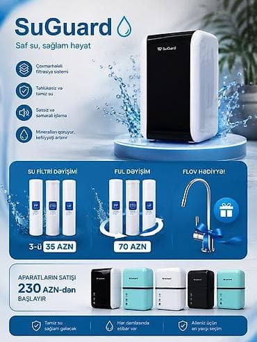 su satışı: SuGuard – Saf su, sağlam həyat - Çoxmərhələli filtrasiya sistemi - — 1
