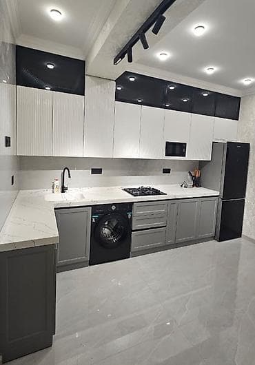 qaz peclər: Sifarişlə mətbəx dəsti, Özü çəkən petlələr, Teksturalı laminat, Kredit yoxdur — 1