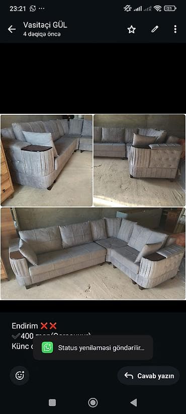 Künc divan, Açılan, Bazalı