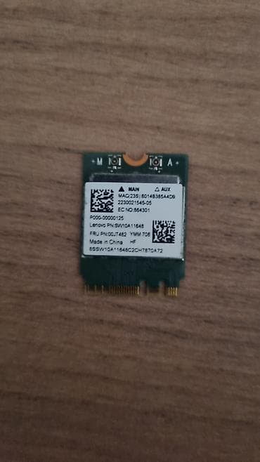 islenmis komputerler: Realtek RTL8821AE mPCIe Wi‑Fi/Bluetooth modulu - Model: Realtek — 1