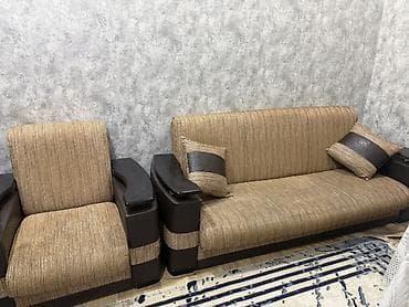 divan kafe: Qonaq otağı üçün yumşaq mebel dəsti - Tərkib: 3-4 nəfərlik divan + 2 — 5