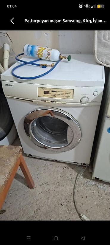 Paltaryuyan maşın Samsung, 6 kq, İşlənmiş, Avtomat, Qurutma var, Kredit yoxdur, Ünvandan götürmə