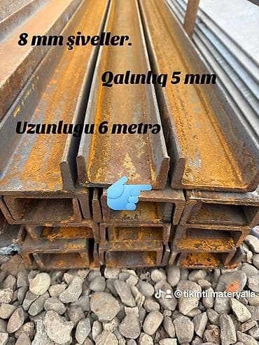 8 mm şveller – metal konstruksiya profili - En: 8 mm - Divar — 1