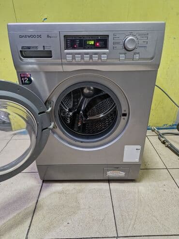 стиральная машина киргизия: Стиральная машина Daewoo, 8 кг, Б/у, Автомат, Нет кредита, Платная доставка — 2