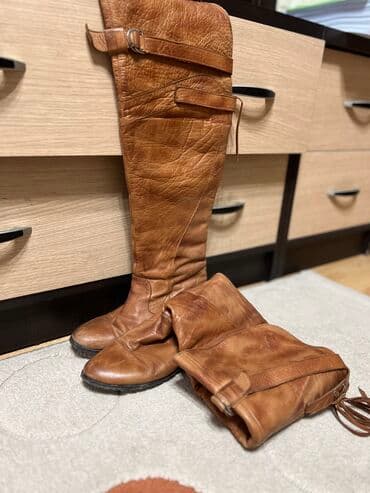 tangetka ayaqqabi modelleri: Tuflilər, Ölçü: 37, rəng - Qəhvəyi, İşlənmiş — 2