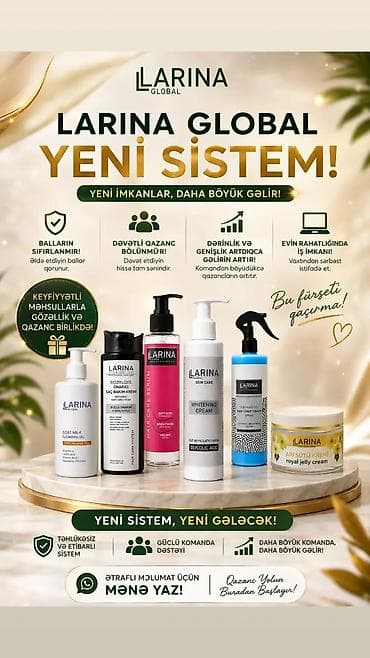 Larina Global sisteminə aid gözəllik və qulluq məhsulları təqdim — 3