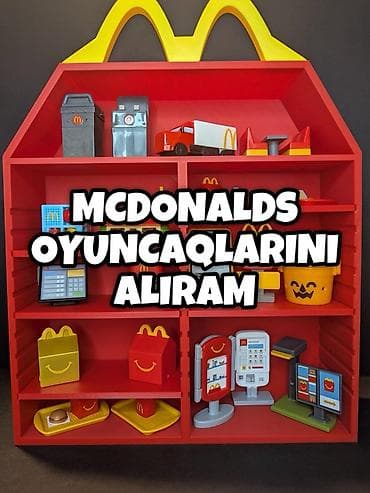Uşaq dünyası: Xidmət: McDonald’s oyuncaqlarının alınması Məzmun: - Hər növ — 1