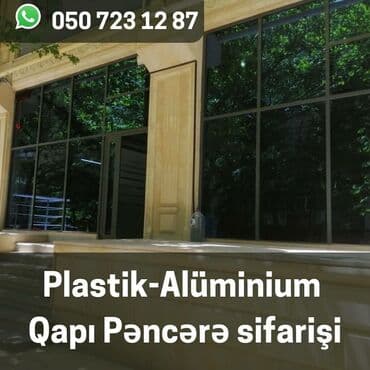plastik arakəsmə: Plastik Aluminyum Şüşə Qapı Pəncərə Arakəsmə Sürgülü (sürüşən) — 3