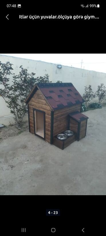 pişik yuvaları: Müxtəlif dizaynlarda mövcud olan bu taxta it evləri ev heyvanlarınız — 13