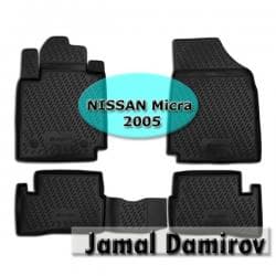 ayaqalti rezin: NOVLINE NISSAN Micra 2005 ucun poliuretan ayaqaltilar "AILERON" — 1