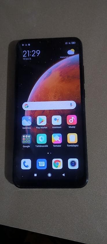 islenmis noutbuklar: Redmi 9C, 128 GB, rəng - Qara, Barmaq izi — 2