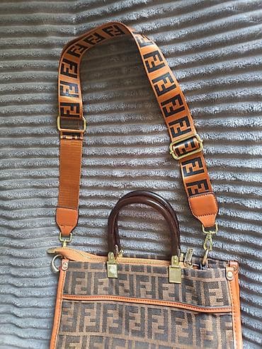 Skanerlər: Original FENDİ Brendının Gözəl keyfiyyətli rahat davamlı çanta, ideal — 3