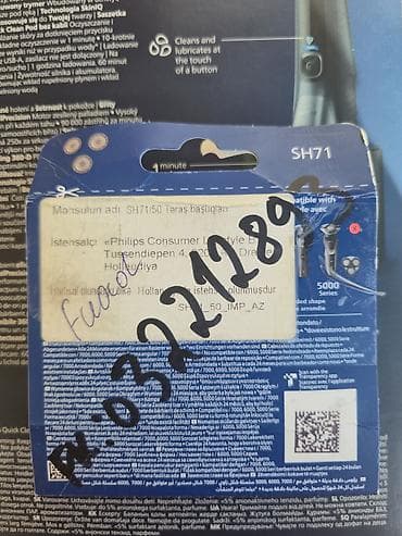 elektrikli plitə: Philips SH71 ehtiyat ülgüc başlıqları - Model: SH71/50 - Növ — 2