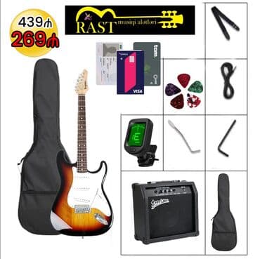 gitara amfi: Elektro gitara dəsti "Kaysen Black" Yeni il endirimlərinə start — 3