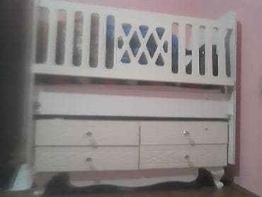 Uşaq mebeli: Oğlan və qız üçün, Dördbucaq, Beşik, Yellənmə mexanizmsiz — 2