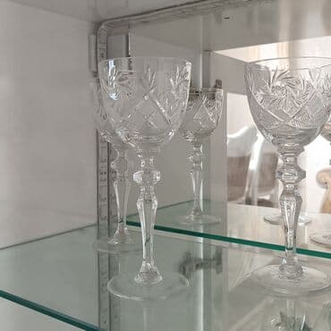 gozel qablar: Qədəhlər, Xrustal, 12 ədədli dəst — 2