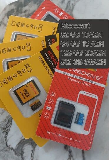 işlenmiş kameralar: Yüksək sürətli Microdrive yaddaş kartları. Kodak adapteri dəsti ilə — 1