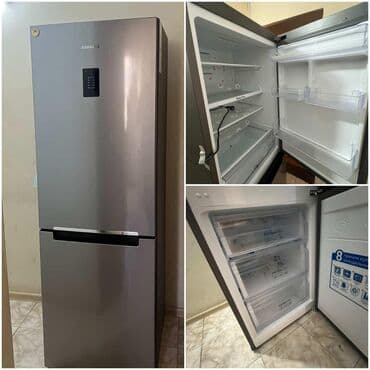 İşlənmiş 2 qapılı Samsung Soyuducu Satılır, rəng - Gümüşü