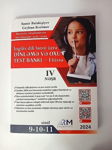 İngilis dili Testlər 9-cu sinif, RM, 1-ci hissə, 2024 il