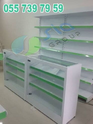 Aptek mebel vitrinləri