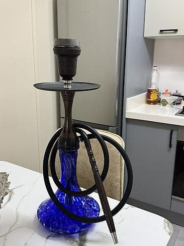 saxsı qelyan: Nərgilə dəsti – şüşə kolba və tam komplekt - Zərif dizaynlı, qalın — 1