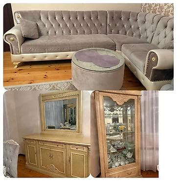 qorka mebelleri: İşlənmiş, Komod, Divan, Jurnal masası — 1