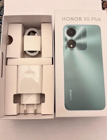 huawei p smart 2021 ekran: Honor X5, 64 GB, rəng - Gümüşü, Barmaq izi — 5