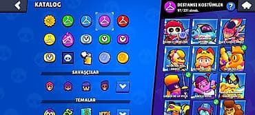 baş geyimi: Brawl Stars hesabında geniş kostyum kataloqu Tərkib: - Hiperşarj — 4