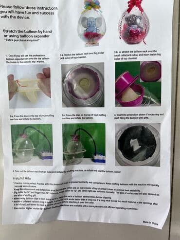 biznes ucun avadanliq per page 40: Balon doldurmaq üçün aparat 38 lik istifadə olunmayib 2 eded olduğu — 8